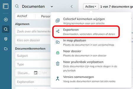 Screenshot van de interface van VideoProc met de optie 'Ondertitel exporteren'.