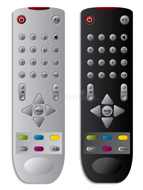 Illustratie van verschillende Sony afstandsbedieningen