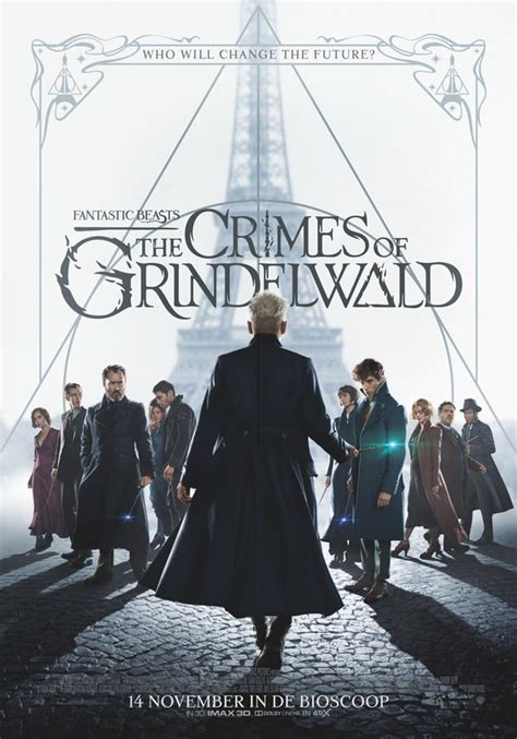 Poster van Fantastic Beasts: The Crimes of Grindelwald met de antagonisten.