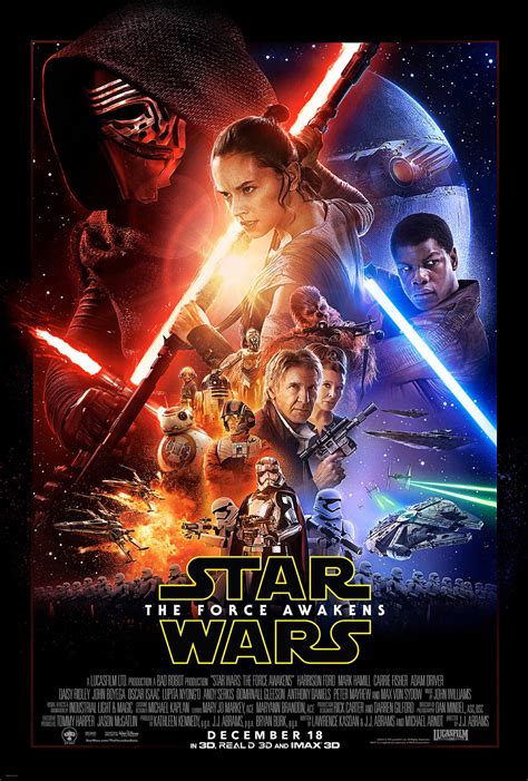 Poster van de film 'Star Wars: Episode VII - The Force Awakens'