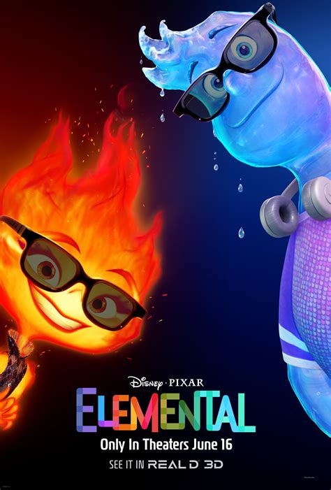 Poster van de film Elemental