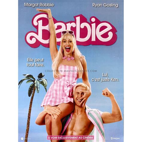 Affiche van de film Barbie met Margot Robbie en Ryan Gosling