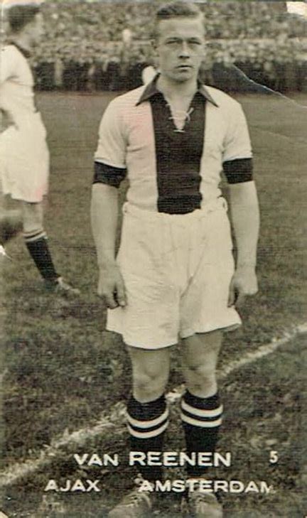 Foto van Piet van Reenen, recordtopschutter van Ajax