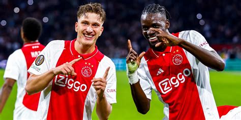 Illustratie van de verschillende prijzen die Ajax-spelers kunnen winnen