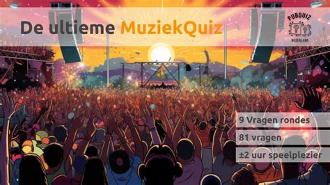 Bekende Nederlanders in actie tijdens een muziekquiz