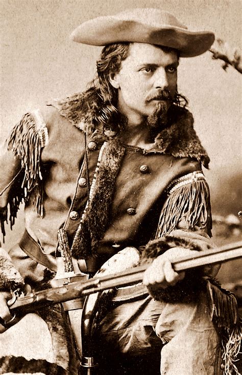 Portret van William Cody (Buffalo Bill)