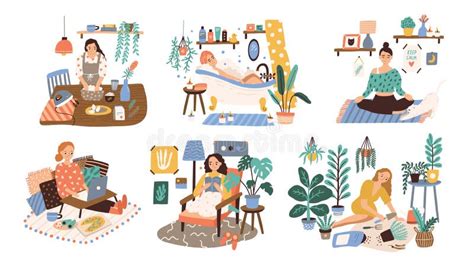 Illustratie van jonge mensen die genieten van vrije tijd en financiële vrijheid