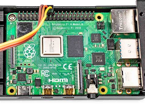 Overzicht van de aansluitingen op de Raspberry Pi 4B, inclusief USB-C