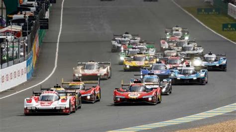 Schema met de uitzendtijden van de 24 uur van Le Mans op RTL7, RTL5 en Eurosport.
