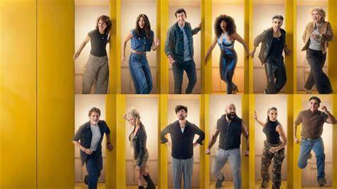 Collage van de twaalf deelnemers van The Box.