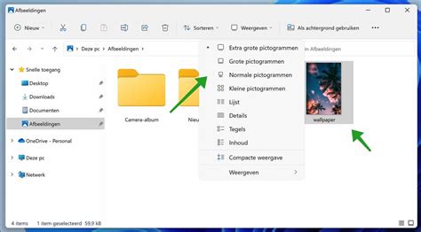 Voorbeeld van een MP3-bestand met een thumbnail-afbeelding in Windows Verkenner.