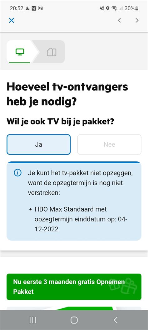 Visuele uitleg over het bestellen van een extra tv-ontvanger in de MijnKPN app