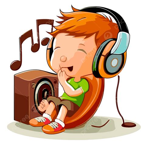 Illustratie van een hoogsensitief persoon die ontspant bij het luisteren naar muziek