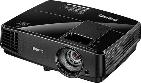 Foto van de BenQ MS506 projector, met de bovenste lampdeur zichtbaar.