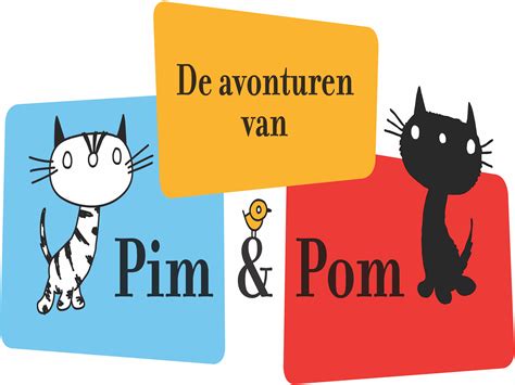 illustratie van de katten Pim & Pom op avontuur