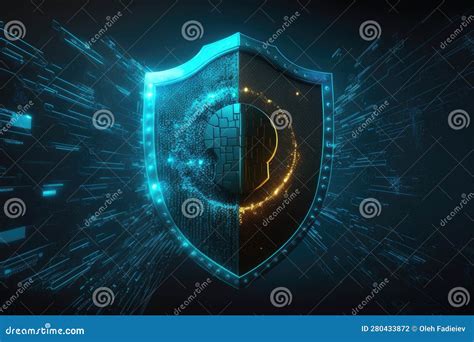 Illustratie van het Kodi-logo met een schild om cyberveiligheid aan te duiden