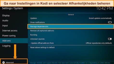 Schermafbeelding van het installatieproces van Kodi via een .APK bestand op Android