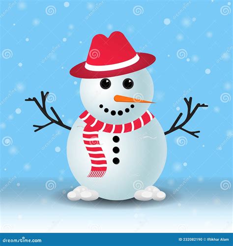 Een sfeervolle foto van een gespierde sneeuwpop met een rode sjaal, typisch voor een kerstfilm