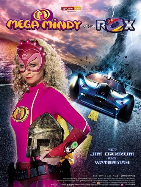 Poster van de film 'Mega Mindy versus ROX' met Mega Mindy en Team ROX