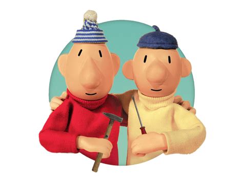 Stills van de Buurman en Buurman personages die aan het klussen zijn