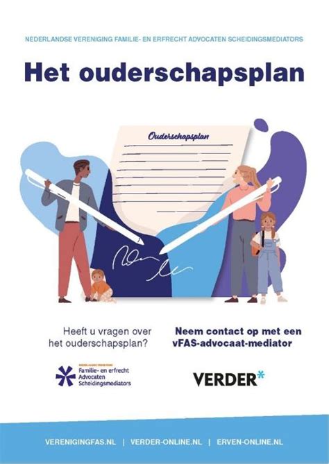 Illustratie die de complexiteit van het opstellen van een ouderschapsplan met afspraken over omgangsregeling, opvoeding en kinderalimentatie weergeeft.