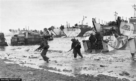 een foto van de landing in Normandië