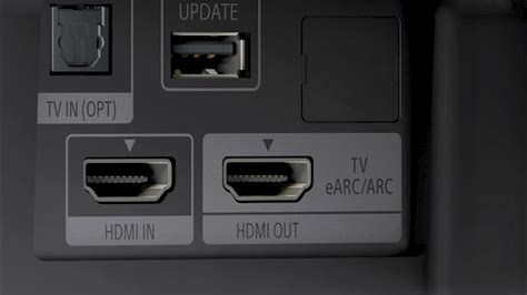 Schema van HDMI ARC aansluitingen en audio-instellingen op een Sony Bravia TV