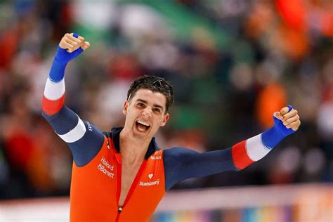 Grafiek met tijden van schaatsers op de 1000 meter