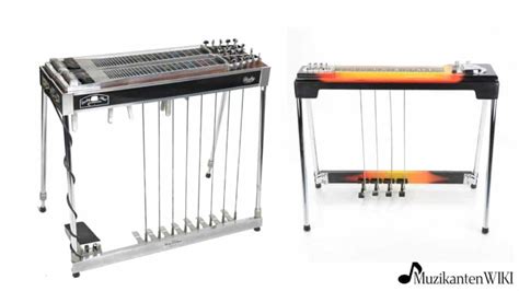 Foto van David Hartley met zijn pedal steel gitaar