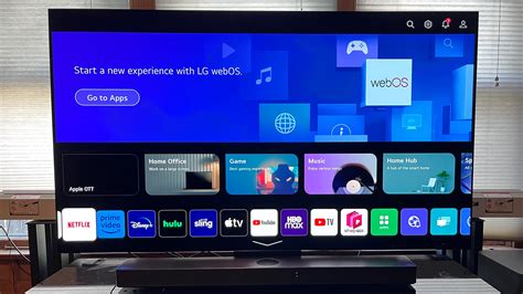 Interface van een Smart TV met diverse apps