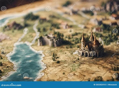 Een gedetailleerde miniatuurcreatie van een historische stad