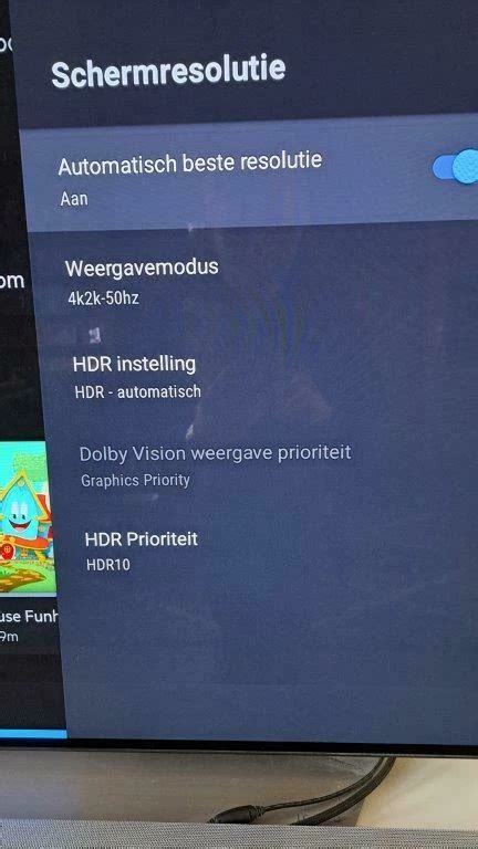 Screenshot van de PS3 beeldinstellingen menu