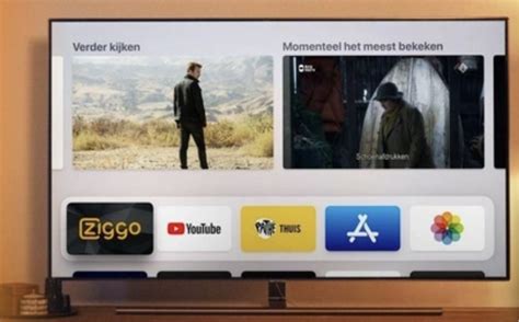 Interface van een Samsung Smart TV met de App Store zichtbaar