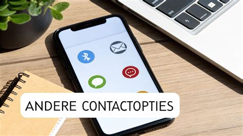 Schema met contactopties van de Digidentity klantenservice