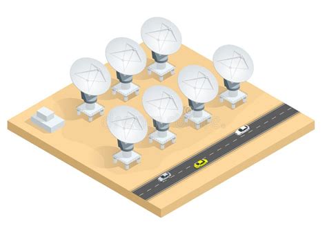 Illustratie van verschillende soorten schotelantennes (handmatig, automatisch, op voertuig, op statief)
