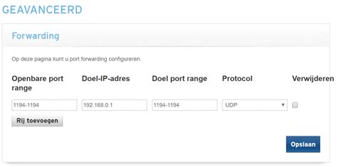 Voorbeeld van een OpenVPN .conf bestand