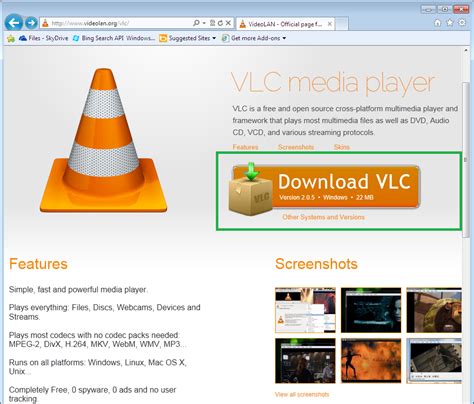Screenshot van de synchronisatie-instellingen in VLC Media Player.