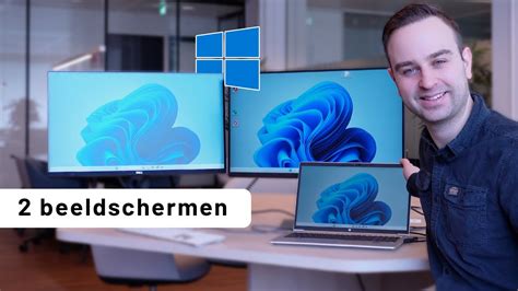 Illustratie van een 17-inch laptop met naast elkaar geopende vensters