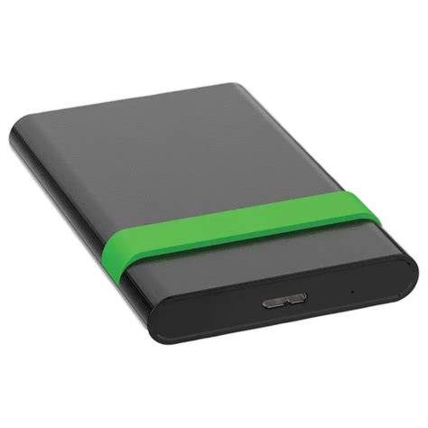 Illustratie van verschillende formaten externe harde schijven en hun capaciteit