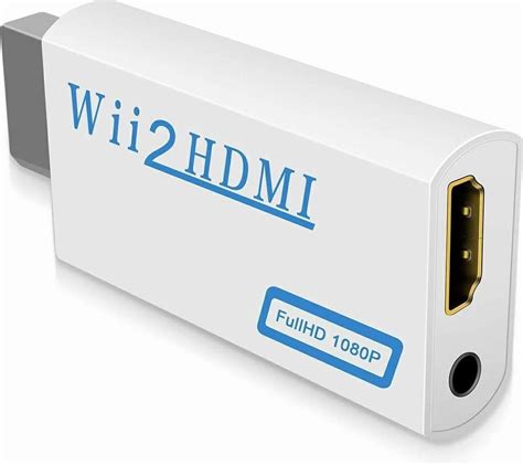 Schema van de Wii naar HDMI adapter aansluiting
