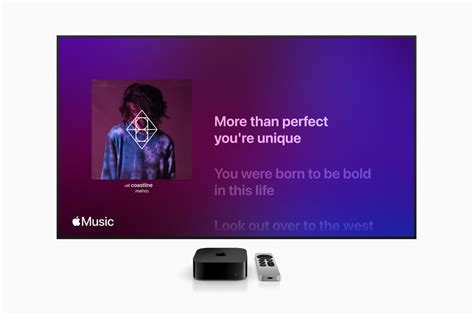 Illustratie die de overgang van iTunes naar de aparte Apple Music, Apple TV en Apple Devices apps toont.