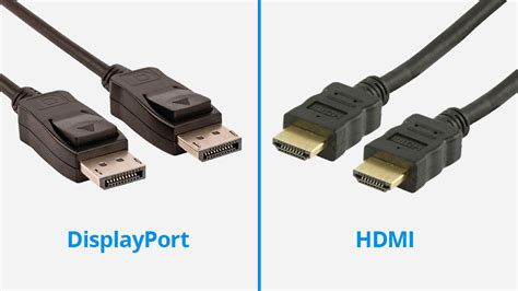 Verschillende soorten HDMI-kabels in een winkel