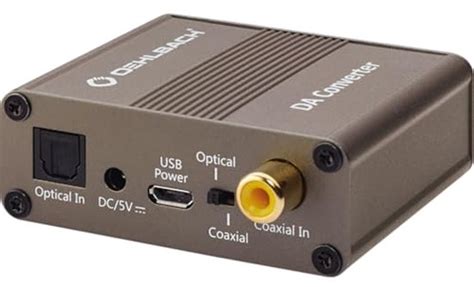 Schematische weergave van de Visiotech HDMI-VGA Converter met ingangen en uitgangen.