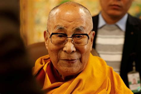 Collage van foto's van de Dalai Lama in verschillende situaties en leeftijden