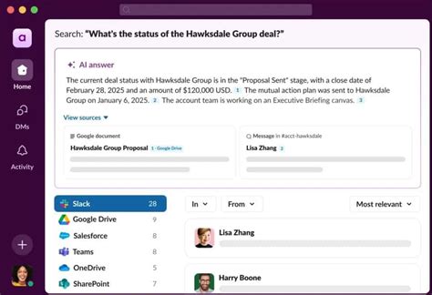 Logo van Slack met een korte uitleg van de belangrijkste functies