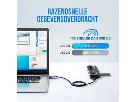 Vergelijkingstabel van USB 3.0 en USB 2.0 snelheden