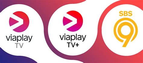 Logo's van Viaplay TV en Viaplay TV+ naast de logo's van Talpa Network en SBS9.