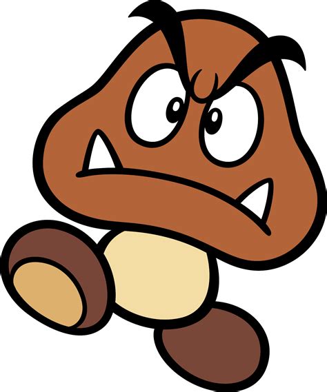 Artwork van een Goomba