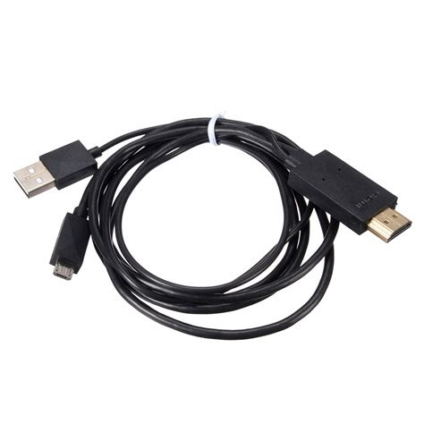 Afbeelding van een micro-USB naar HDMI kabel