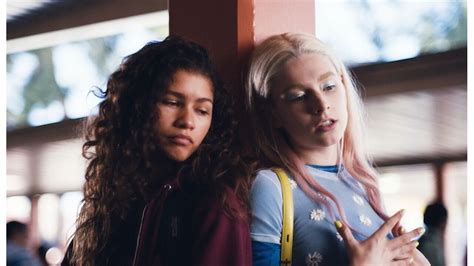afbeelding met de cast van Euphoria